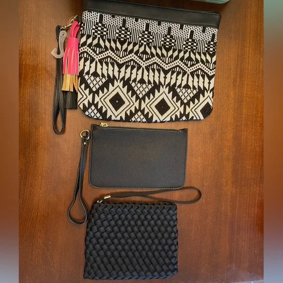 Set of 3 Different Size Wristlets/Pounches - Picture 3 of 10